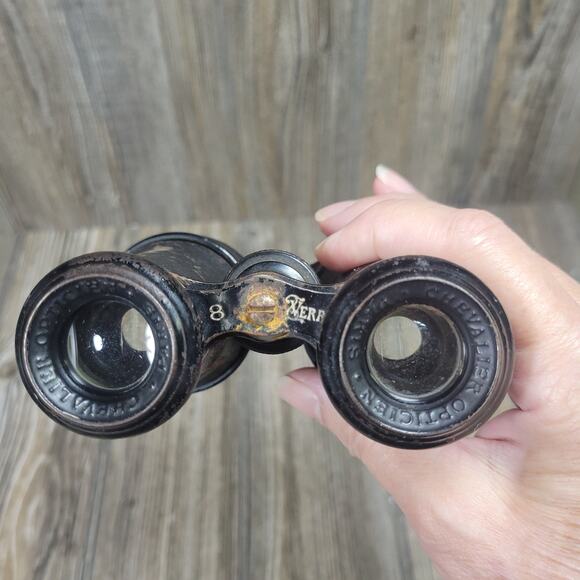 Vintage Binoculars Chevalier Paris Optician 8 Verres - Picture 3 of 4